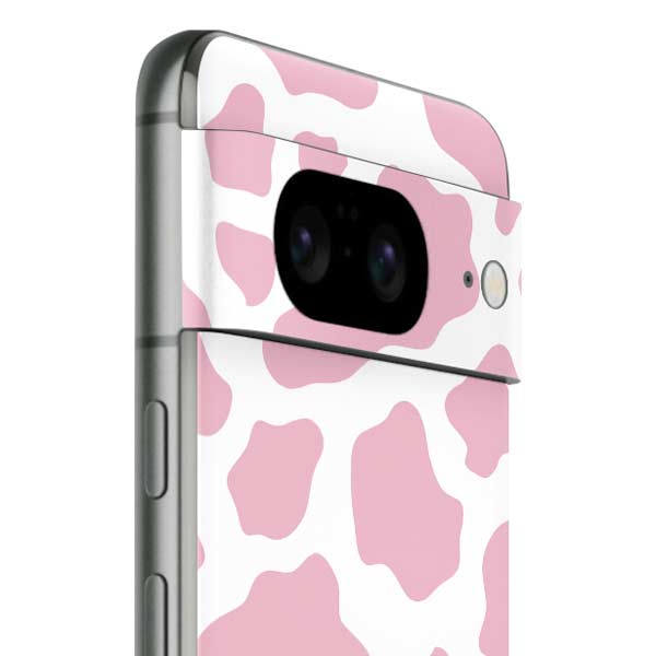 Pink Cow Print Google Pixel 8 Skin