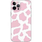 Pink Cow Print iPhone 12 Pro Max Skin