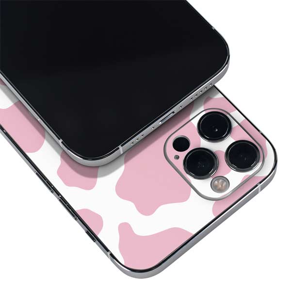 Pink Cow Print iPhone 12 Pro Max Skin