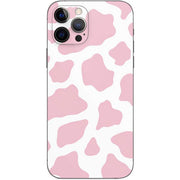 Pink Cow Print iPhone 12 Pro Skin