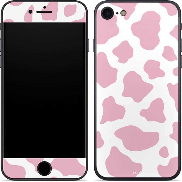 Pink Cow Print iPhone SE (2nd & 3rd Gen) Skin