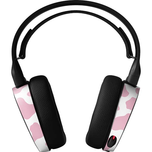 Pink Cow Print SteelSeries Arctis 3 Skin