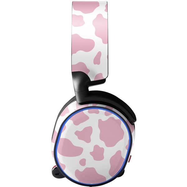 Pink Cow Print SteelSeries Arctis 5 Skin