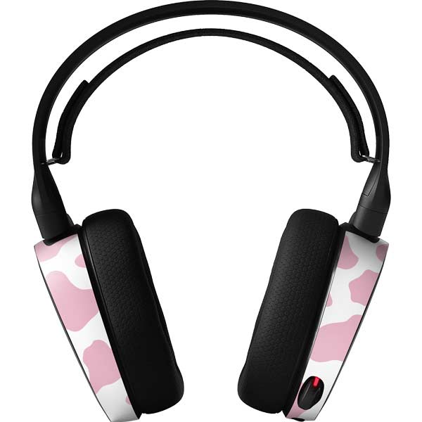 Pink Cow Print SteelSeries Arctis 5 Skin