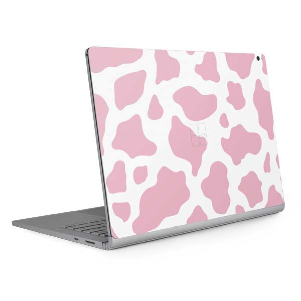 Pink Cow Print Surface Book 2 15in Skin
