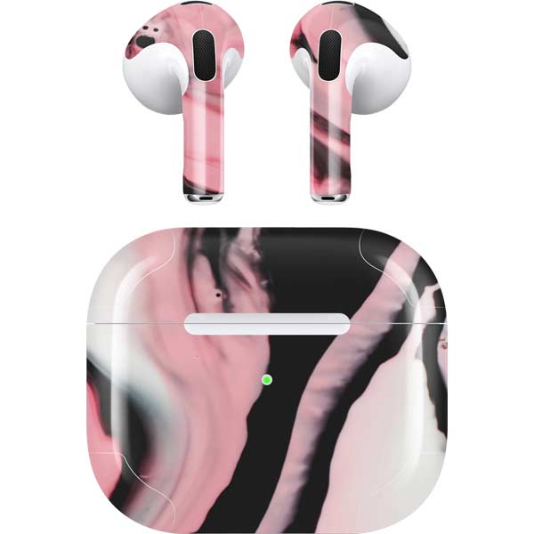 Pink Marble Ink Apple AirPods (3rd Gen 2021) Skin