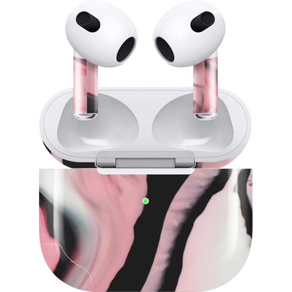 Pink Marble Ink Apple AirPods (3rd Gen 2021) Skin