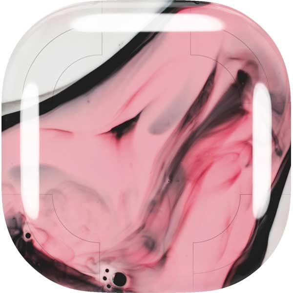 Pink Marble Ink Galaxy Buds Live Skin