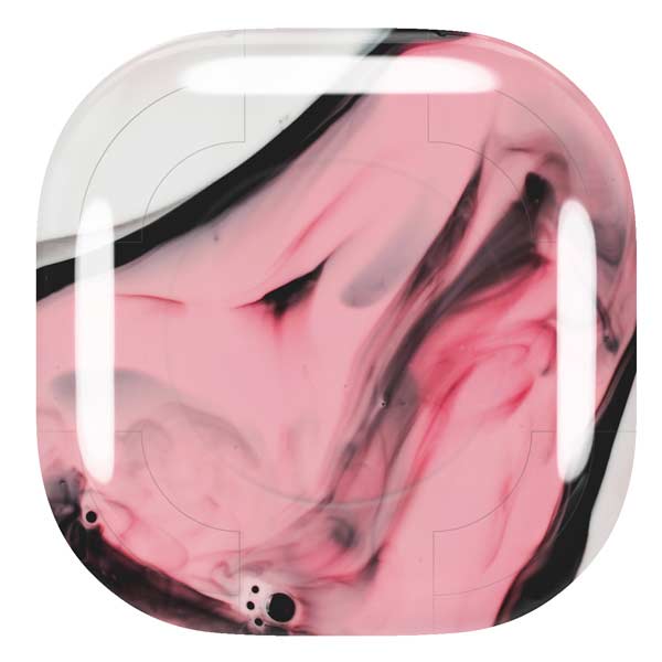 Pink Marble Ink Galaxy Buds Live Skin