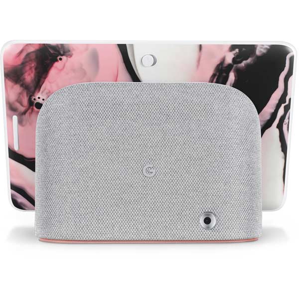Pink Marble Ink Google Home Hub Skin
