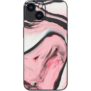 Pink Marble Ink iPhone 13 Mini Skin