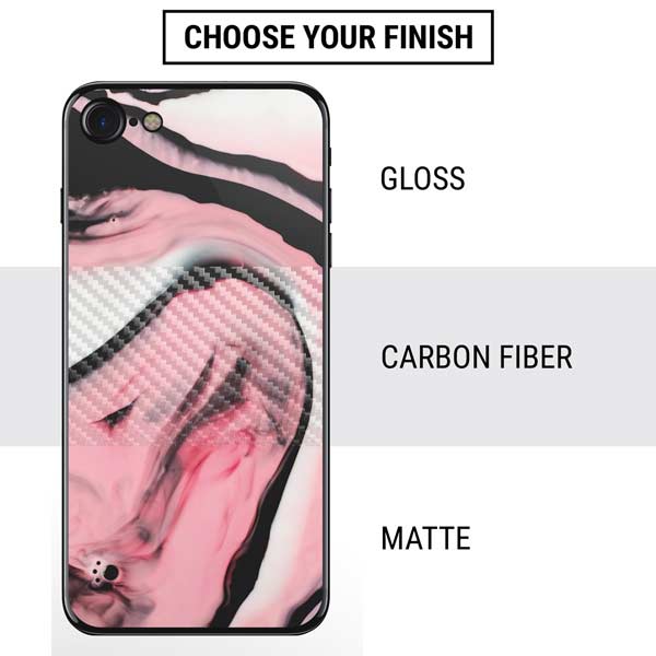 Pink Marble Ink iPhone SE (2nd & 3rd Gen) Skin