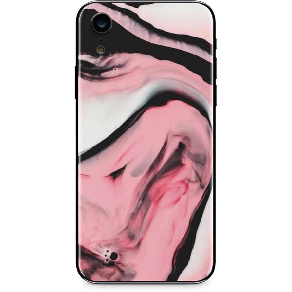 Pink Marble Ink iPhone XR Skin