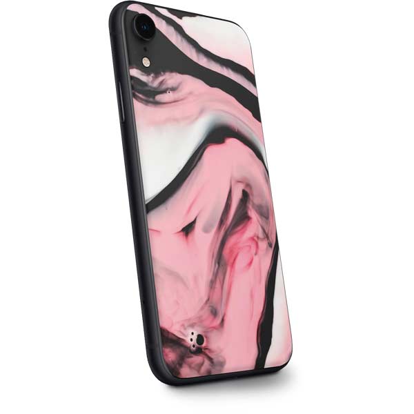 Pink Marble Ink iPhone XR Skin