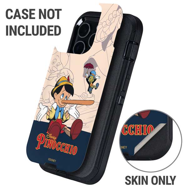 Disney Pinocchio and Jiminy Cricket Otterbox Defender iPhone Skin