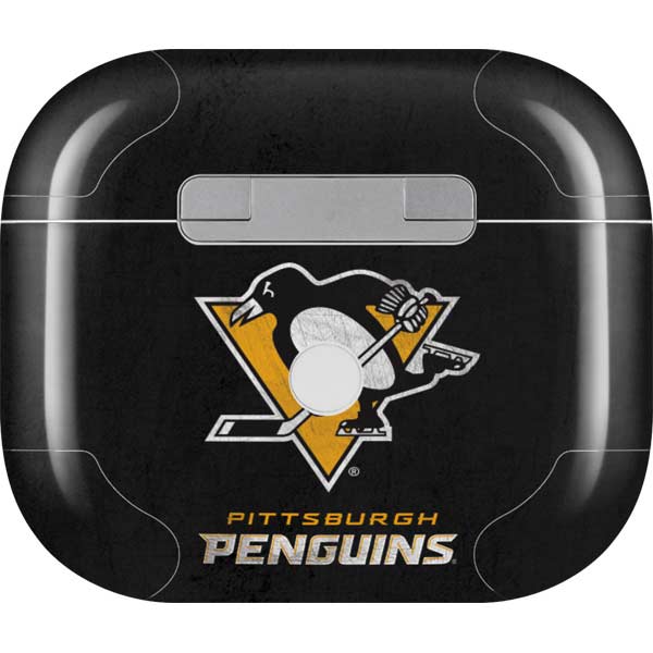 NHL Pittsburgh Penguins Distressed Apple AirPods (3rd Gen 2021) Skin