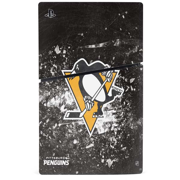 NHL Pittsburgh Penguins Frozen PS5 Slim Disk Bundle Skin