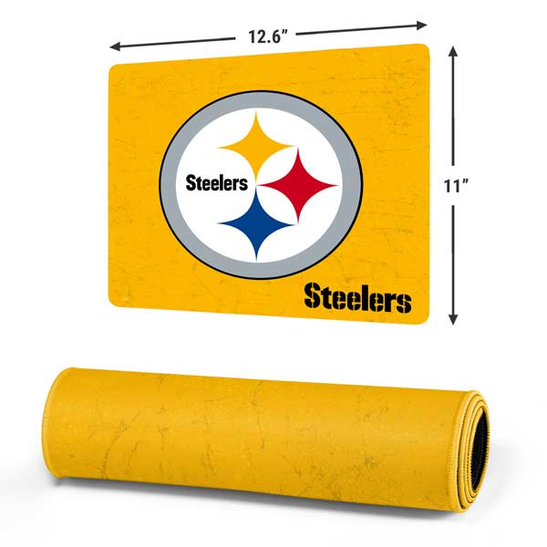 NFL Pittsburgh Steelers - Alternate Distressed Gaming Mouse Pad