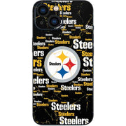 NFL Pittsburgh Steelers Black Blast iPhone 13 Mini Skin