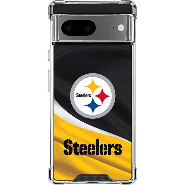 NFL Pittsburgh Steelers Google Pixel 8 Clear Case
