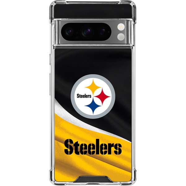 NFL Pittsburgh Steelers Google Pixel 8 Pro Clear Case