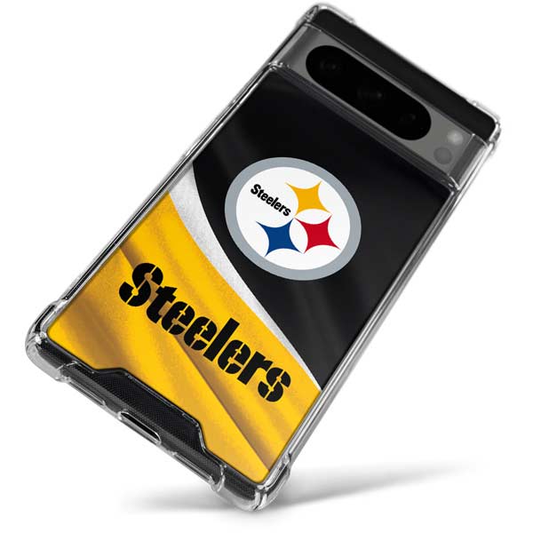 NFL Pittsburgh Steelers Google Pixel 8 Pro Clear Case