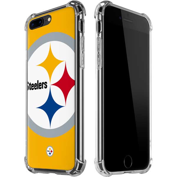 NFL Pittsburgh Steelers Large Logo iPhone 7/8 Plus Clear Case