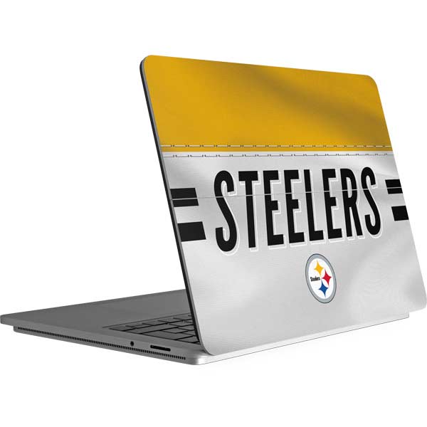 Pittsburgh Steelers White Striped Surface Laptop Studio Skin | Skinit