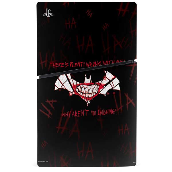 DC Comics The Joker Plenty Wrong With Me PS5 Slim Disk Bundle Skin