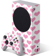 Plush Pink Hearts Xbox Series S Skins