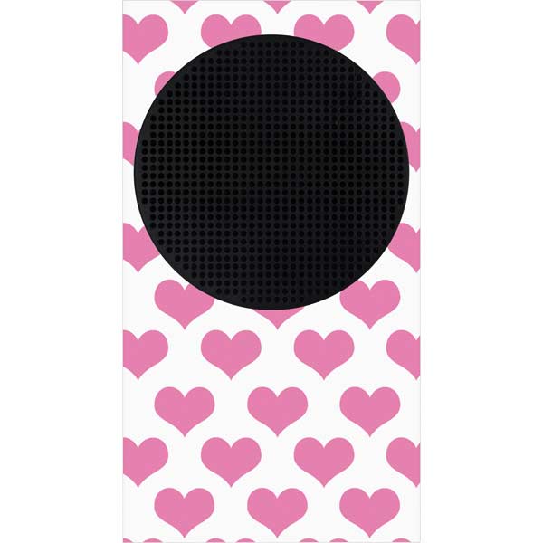 Plush Pink Hearts Xbox Series S Skins