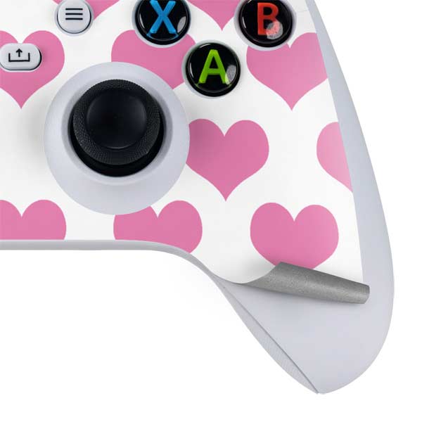 Plush Pink Hearts Xbox Series S Skins