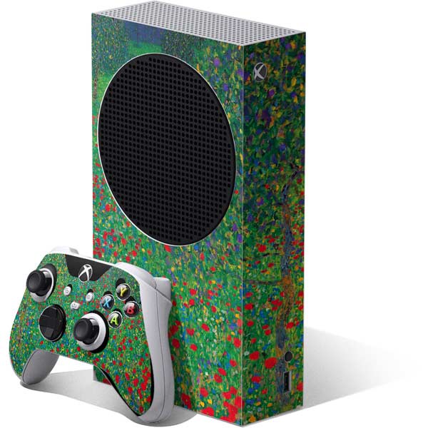 Poppy Field by Gustav Klimt Xbox Series S Skins