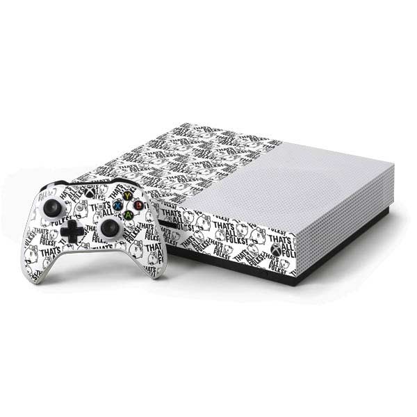 Looney Tunes Porky Pig Black and White Xbox One Skins