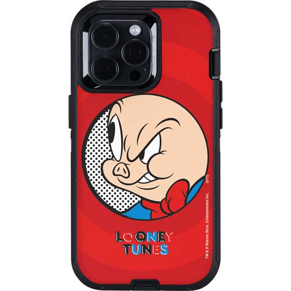 Looney Tunes Porky Pig Full Otterbox Defender iPhone Skin