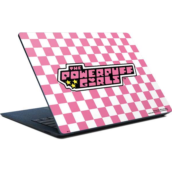 Cartoon Network Powerpuff Girls Checkered Surface Laptop Skin