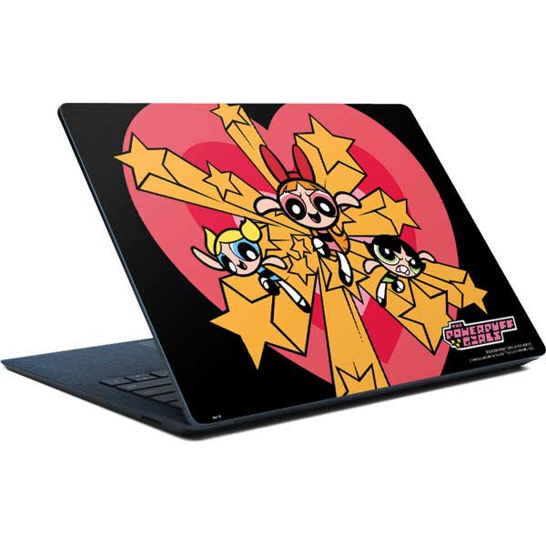 Cartoon Network Powerpuff Girls Gold Stars Surface Laptop Skin
