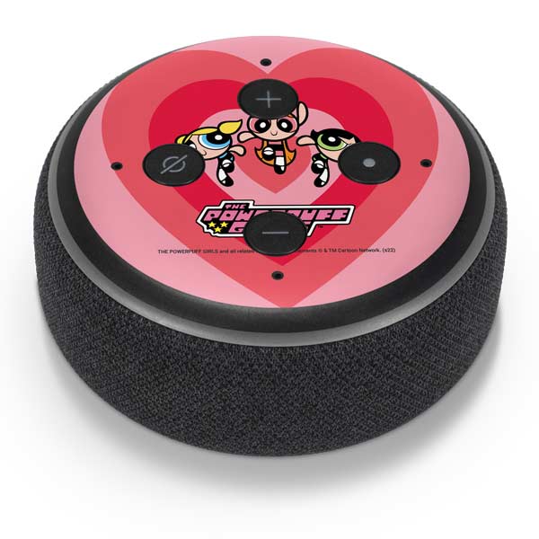 Cartoon Network Powerpuff Girls Hearts Amazon Echo Dot Skin