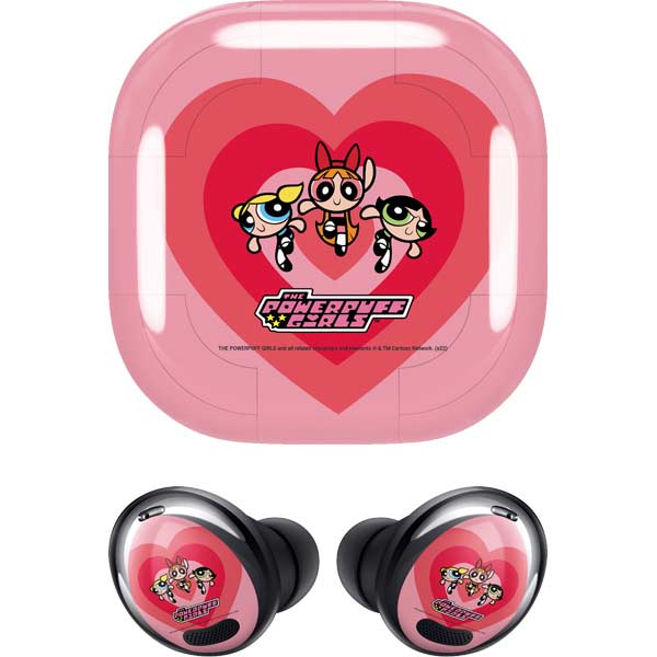 Cartoon Network Powerpuff Girls Hearts Galaxy Buds Pro Skin