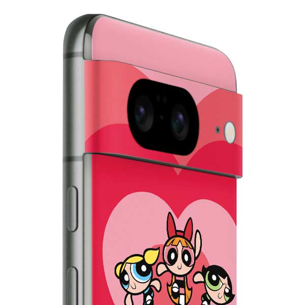 Cartoon Network Powerpuff Girls Hearts Google Pixel 8 Skin