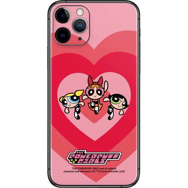Cartoon Network Powerpuff Girls Hearts iPhone 11 Pro Skin