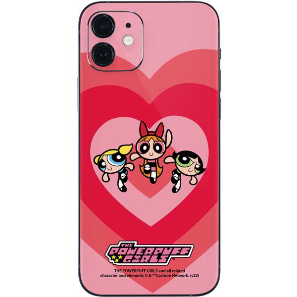 Cartoon Network Powerpuff Girls Hearts iPhone 12 Mini Skin