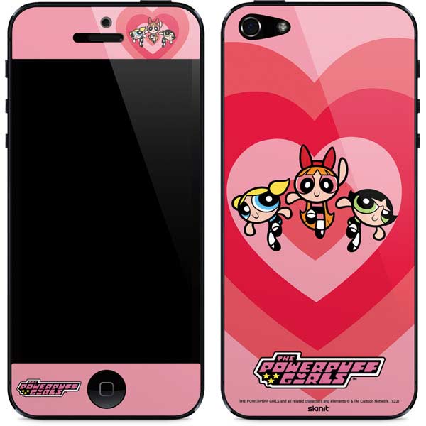 Cartoon Network Powerpuff Girls Hearts iPhone 5/5s/5SE Skin