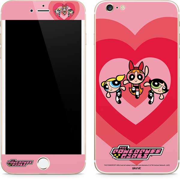Cartoon Network Powerpuff Girls Hearts iPhone 6/6s Plus Skin