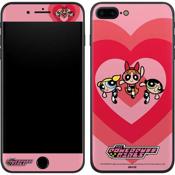 Cartoon Network Powerpuff Girls Hearts iPhone 8 Plus Skin
