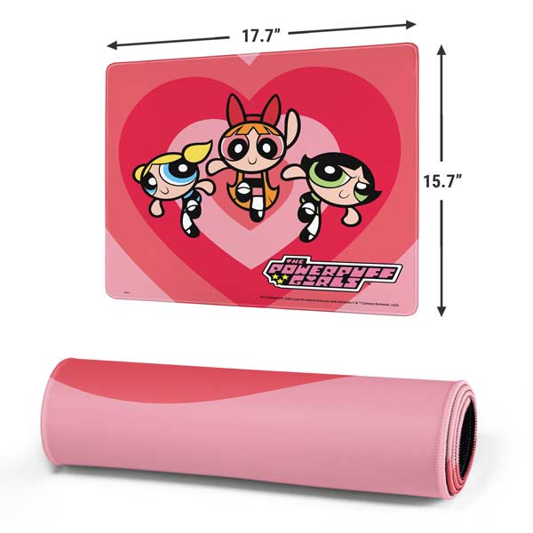 Cartoon Network Powerpuff Girls Hearts Gaming Mouse Pad