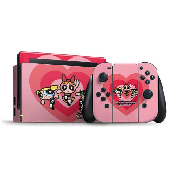 【最終値】Nintendo Switch 本体 パワーパフガールズ Powerpuff Girls Hearts Nintendo Switch Skin – Skinit