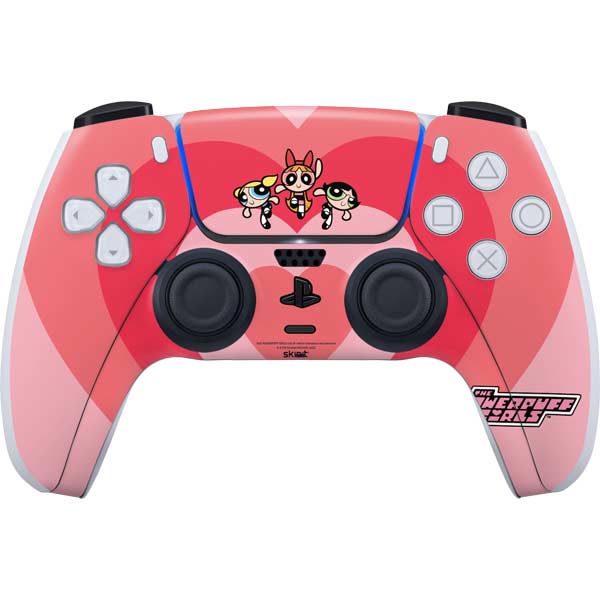 Cartoon Network Powerpuff Girls Hearts PS5 Controller Skin