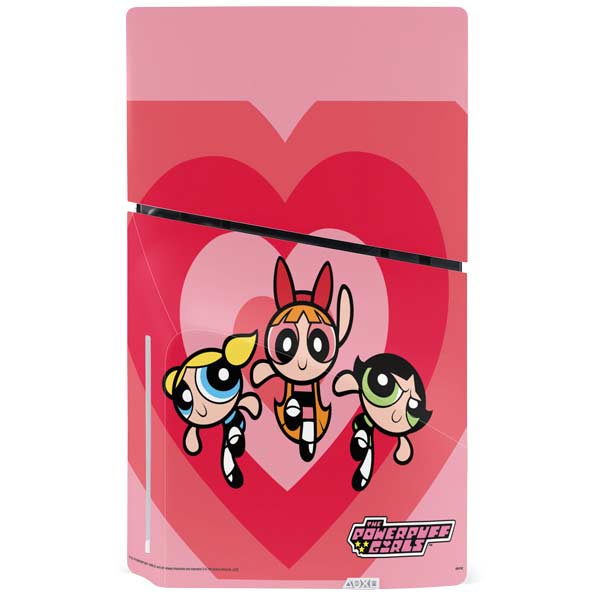 Cartoon Network Powerpuff Girls Hearts PS5 Slim Disk Bundle Skin