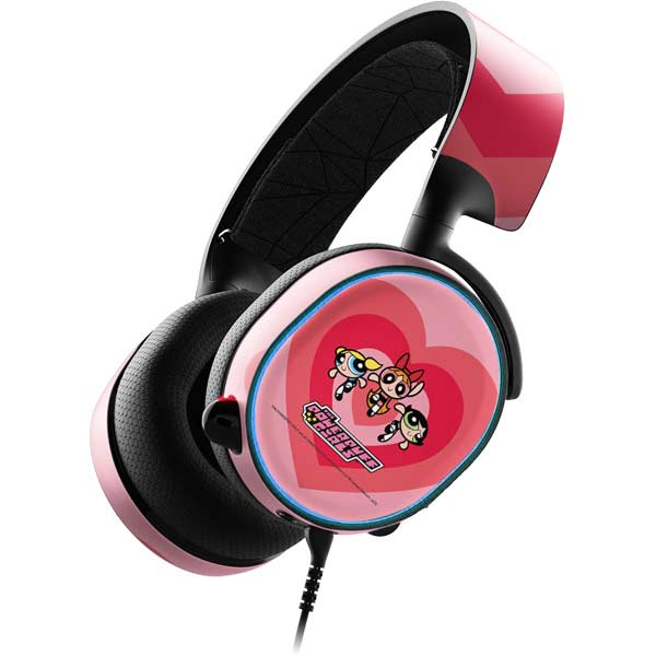 Cartoon Network Powerpuff Girls Hearts SteelSeries Arctis 3 Skin